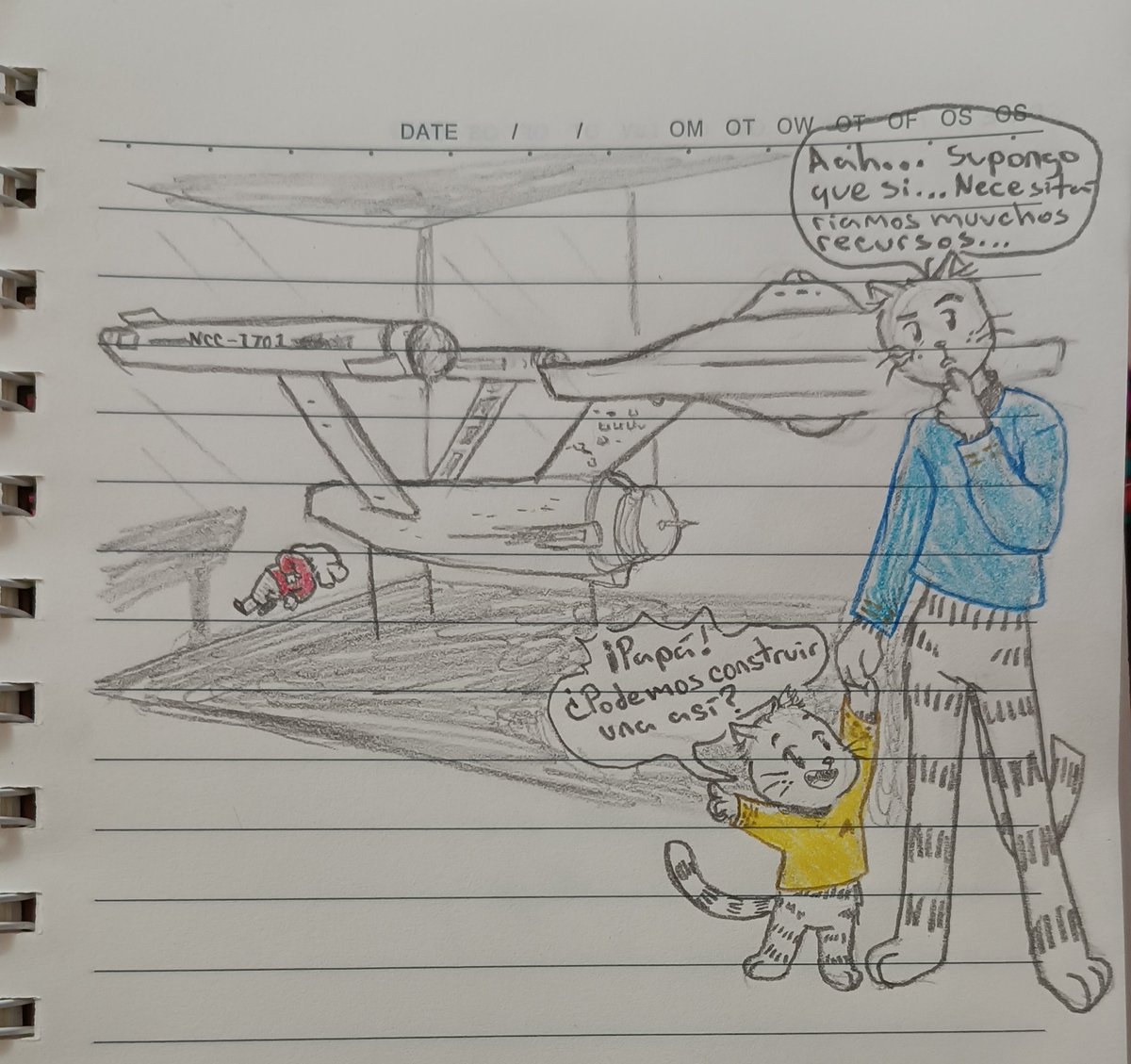Palintr4's tweet photo. Día 4: Museo 🌌
No se especifica que tipo de museo, así que vi una oportunidad y la aproveche xD. (Nooo Dogman la roja nooo jaja)
#dogmantober2026 https://t.co/4wxXry3jV9