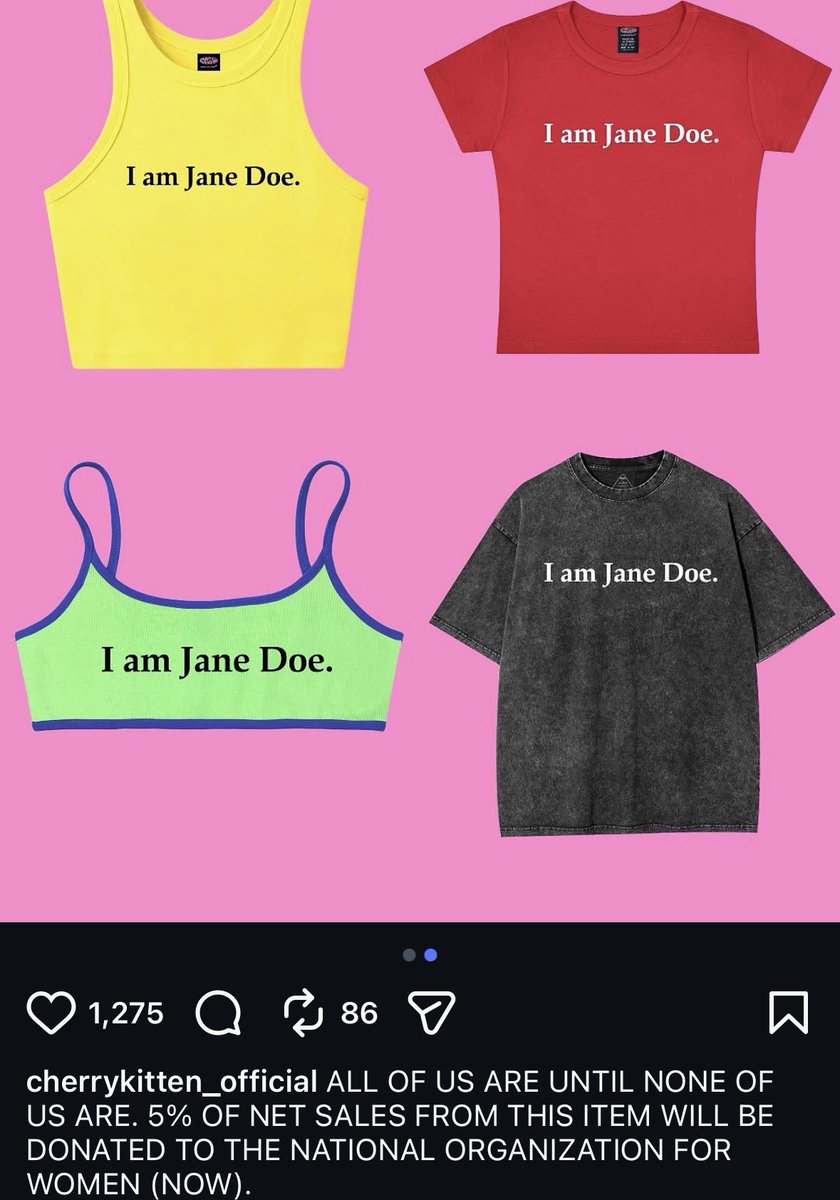 hyevrs's tweet photo. using the cornell seven sexual assault as a merch idea and then donating ONLY 5% to a womens charity.. oh cherrykitten.. you’re fucked https://t.co/4HGSgHKJAy