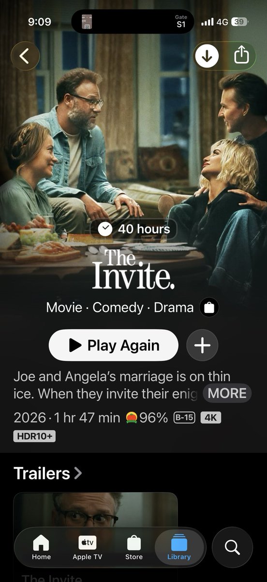wisha75's tweet photo. Vi The Invite me gustó esa mezcla de comedia y drama alrededor de una relación en crisis. De esas películas que te dejan pensando. 🎬 https://t.co/xWfttavrEO
