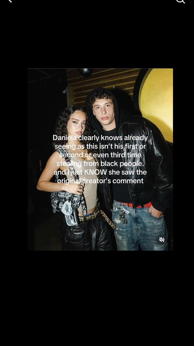DanteOnika's tweet photo. Ooh Daniela… reposting and acknowledging your boyfriend ripping off Black artists? 😬 I’m sorry KATSEYE stans, I’m NOT letting this go. The behavior I’m seeing from that girl is disgusting. https://t.co/c0vqDE1zRu