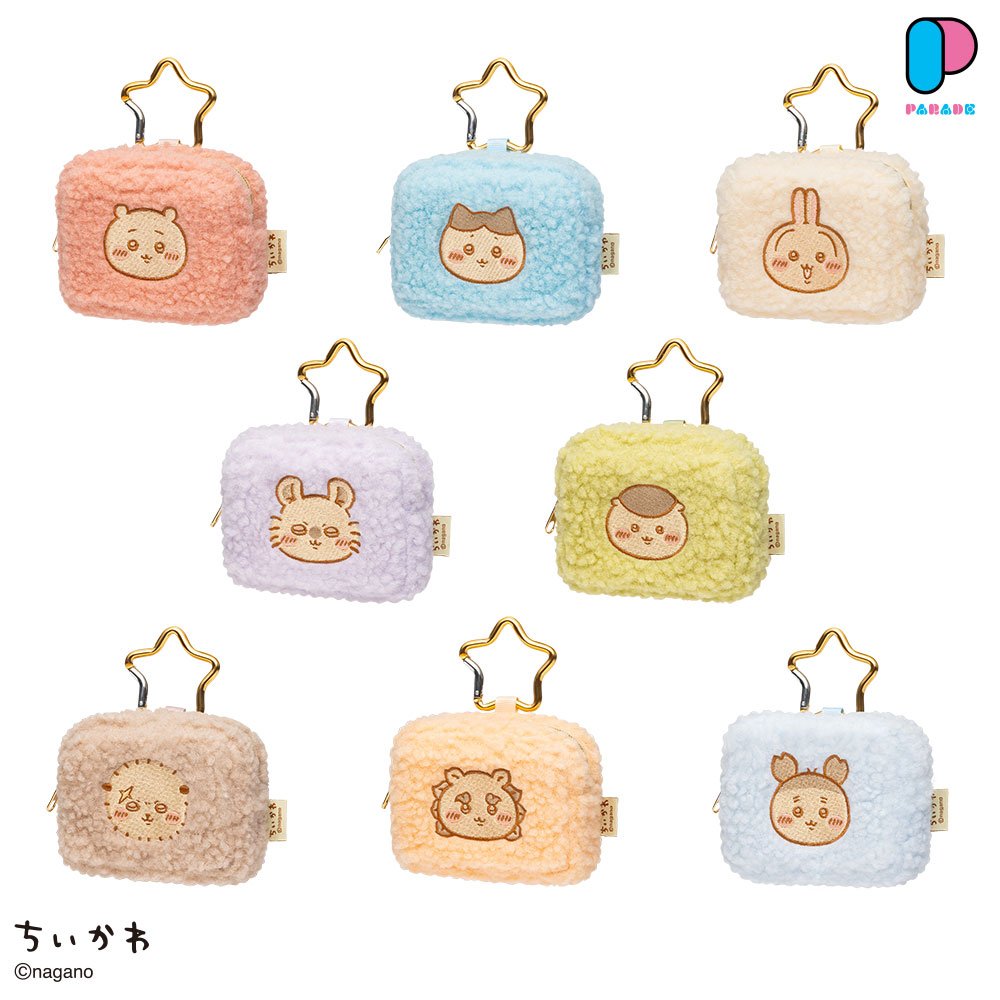taitostation_i's tweet photo. ◤◢◤◢◤◢◤◢◤◢◤◢
　　9日(金)より登場！
#ちいかわ　新作プライズ
◤◢◤◢◤◢◤◢◤◢◤◢

ちいかわ カラビナつきもこもこポーチ

各種プライズ情報はこちら👇
https://t.co/kGGaHSNNmM

#ちい活 #タイトー #タイステ https://t.co/8muTHU29s7
