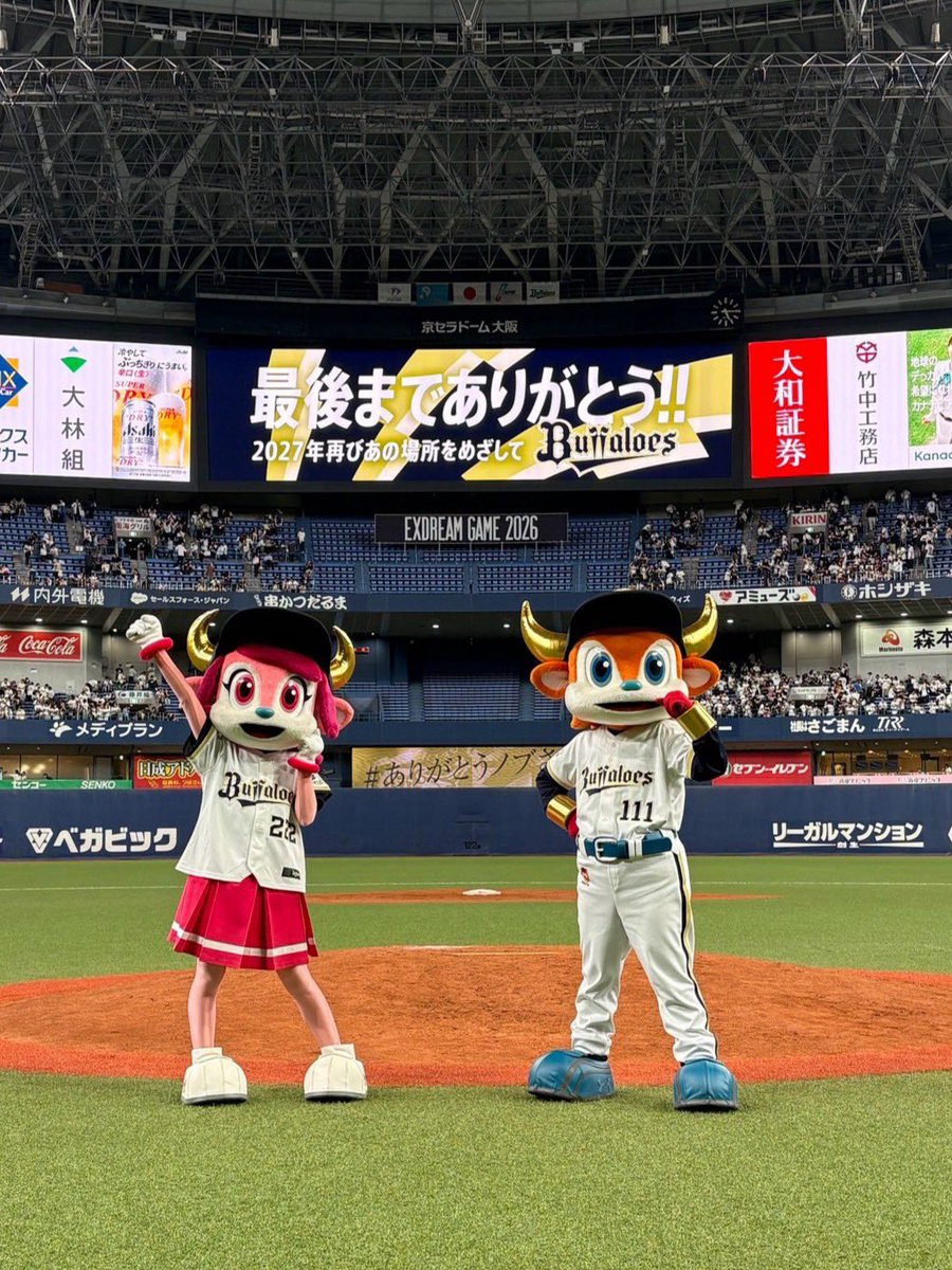 bullbell_B's tweet photo. どんな時もかわらず
あついおうえんをしてくれた
バファローズファンのみんな🐮
1年間たくさんのおうえんありがとう✨

来年は日本一になるために
これからも共にあゆみとめることなく
みんなでバファローズを
おうえんしてくれたらうれしいな🤝

2026シーズンありがとう💐✨

#Bs2026 #ORIX https://t.co/rybSdF1j9x