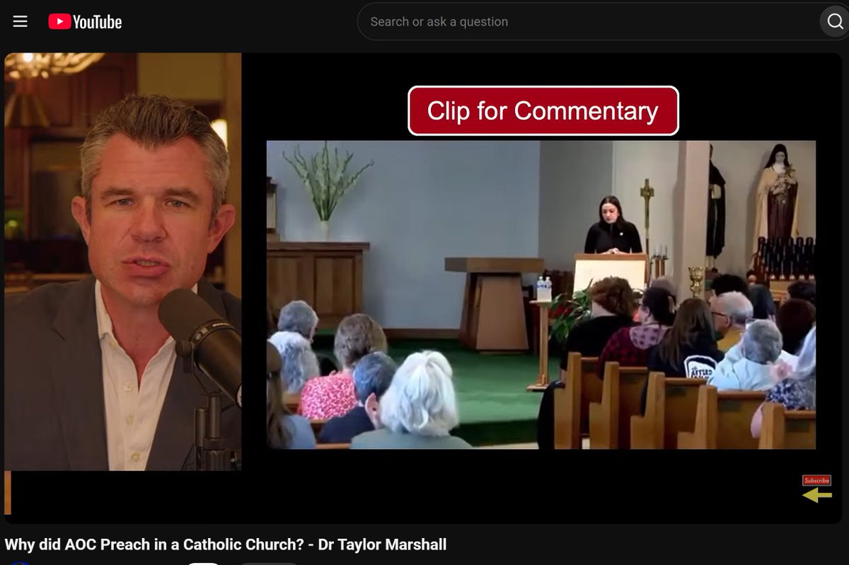 DBrletich's tweet photo. AOC in Catholic Church with Pride flag, Alter &amp; Eucharist removed.
https://t.co/up6iO6RZth https://t.co/HpI75jNJw5