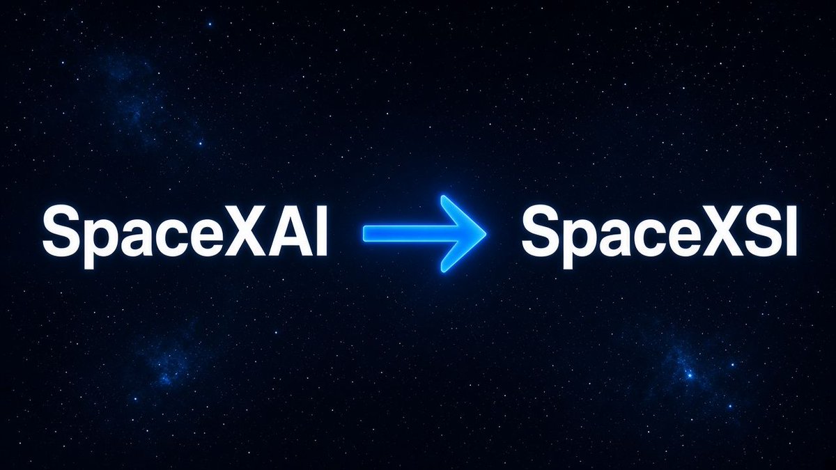 LouahZA's tweet photo. Musk says SpaceXAI, the company behind Grok, will be renamed SpaceXSI. When an X user asked about it, he replied "Yes, we will make that change." No date or formal announcement yet.

#Grok #ElonMusk #SpaceX https://t.co/AXVZyb7pWe