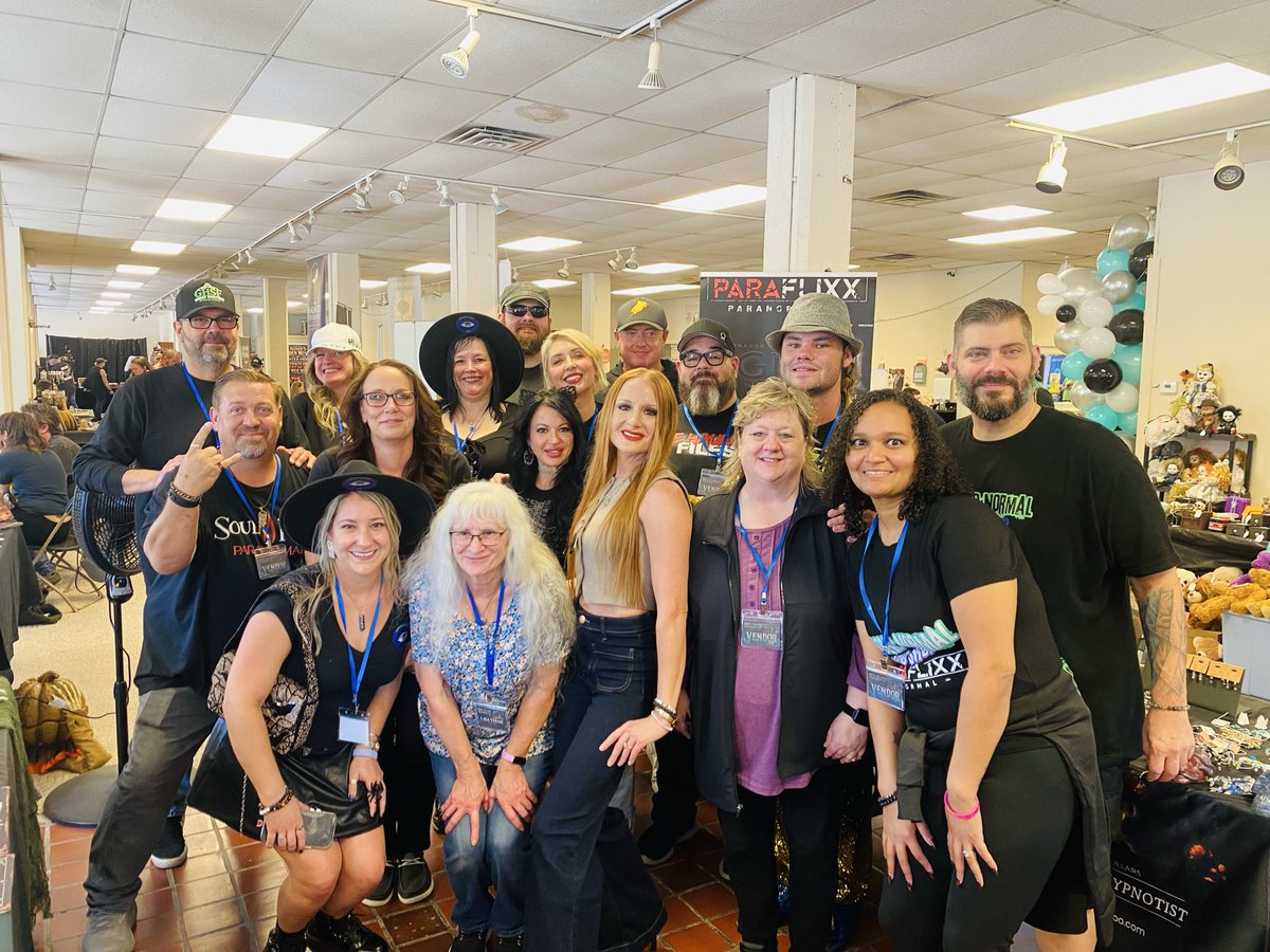 PARAFlixx's tweet photo. What an incredible weekend at The Haunted Rock Island Roadhouse Esoteric Expo, partnered with PARAFlixx Paranormal+! We are overwhelmed with gratitude for EVERYONE who came together and made this year such a successful event. We can’t wait for next year! #GlobalEvents #paraflixx https://t.co/gCCDhTDTBl