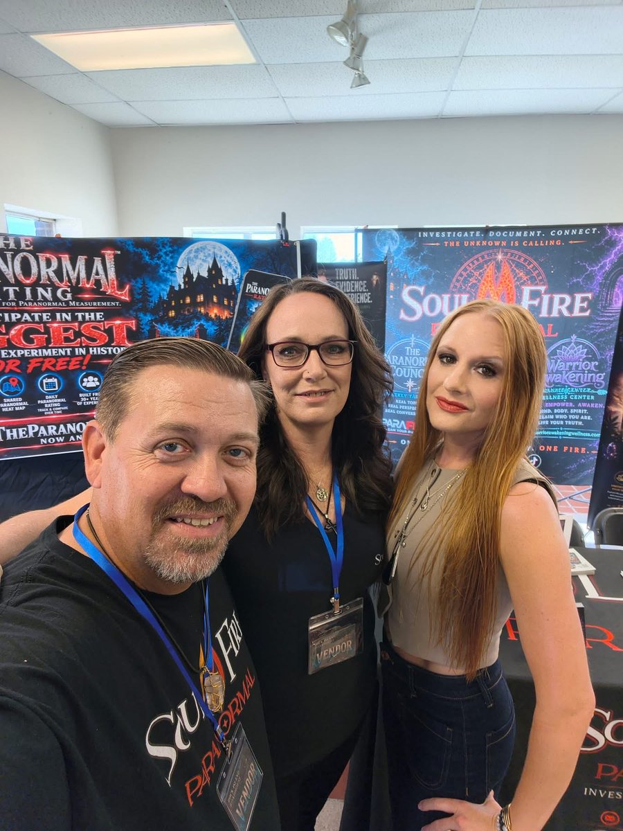 PARAFlixx's tweet photo. What an incredible weekend at The Haunted Rock Island Roadhouse Esoteric Expo, partnered with PARAFlixx Paranormal+! We are overwhelmed with gratitude for EVERYONE who came together and made this year such a successful event. We can’t wait for next year! #GlobalEvents #paraflixx https://t.co/gCCDhTDTBl