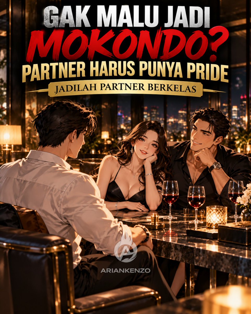 ArianKenzo's tweet photo. Sering menyaksikan perselisihan antara pasutri dan partner, kami cuma mau ingatkan ☕😏

Pria yang mau jadi partner pasutri itu harusnya udah SIAP MENTAL, FISIK, DAN FINANSIAL

📌 Aturan Dasar yang Wajib Dipahami:

• Pahami Boundaries
Hargai setiap aturan dan batasan yang udah ditetapkan pasutri

• Hormati Pasutri sebagai Satu Kesatuan Utuh
Kalian mendekati pasutri itu bukan cuma istrinya doang, tapi wajib bangun komunikasi dan respek yang baik sama suaminya

• Buang Jauh-Jauh Mental Mokondo
Partner harus siap berkontribusi, baik effort maupun modal materi. Wajib siap budget khusus untuk menjalani fantasi. Jangan ada mental mau numpang enak sama fasilitas pasutri!

Gue kalau di posisi sebagai partner, paling enggak pasti akan nawarin untuk handle room dan fasilitas. Diterima atau tidaknya itu tergantung kebijaksanaan pasutri. Yang penting gue dalam kondisi siap kontribusi sebagai bentuk gentleman etiquette dan manner pria berkelas

Kalau ada pasutri yang handle semua biaya? Silakan. Itu hak masing-masing pasutri.
Tapi partner tetap wajib punya kesiapan finansial sendiri. Jangan datang dengan mental, “Gue gak perlu keluar apa-apa, yang penting bisa ikut fantasi”

Jadi bukan soal partner harus kaya atau harus selalu bayar semuanya.
Yang penting: jangan datang tanpa kesiapan budget khusus, apalagi dengan mental free rider 😏

Jujur kadang gue miris liat pasutri yang ngeluh dapet partner mokondo terus. Karena kenyataannya, partner kami gak ada satu pun yang mokondo. Mereka sangat menghargai gue dan wife

Jadi kalian para pria yang mau berfantasi: jangan bikin malu nama High-Quality Partner

Kalian harus punya mental yang menghargai PRIVILEGE yang udah pasutri percayakan ke kalian 🥂🍷

⚠️ High Quality Partner bukan cuma soal fisik.
Attitude, respect, kesiapan, dan cara membawa diri juga bagian dari value
