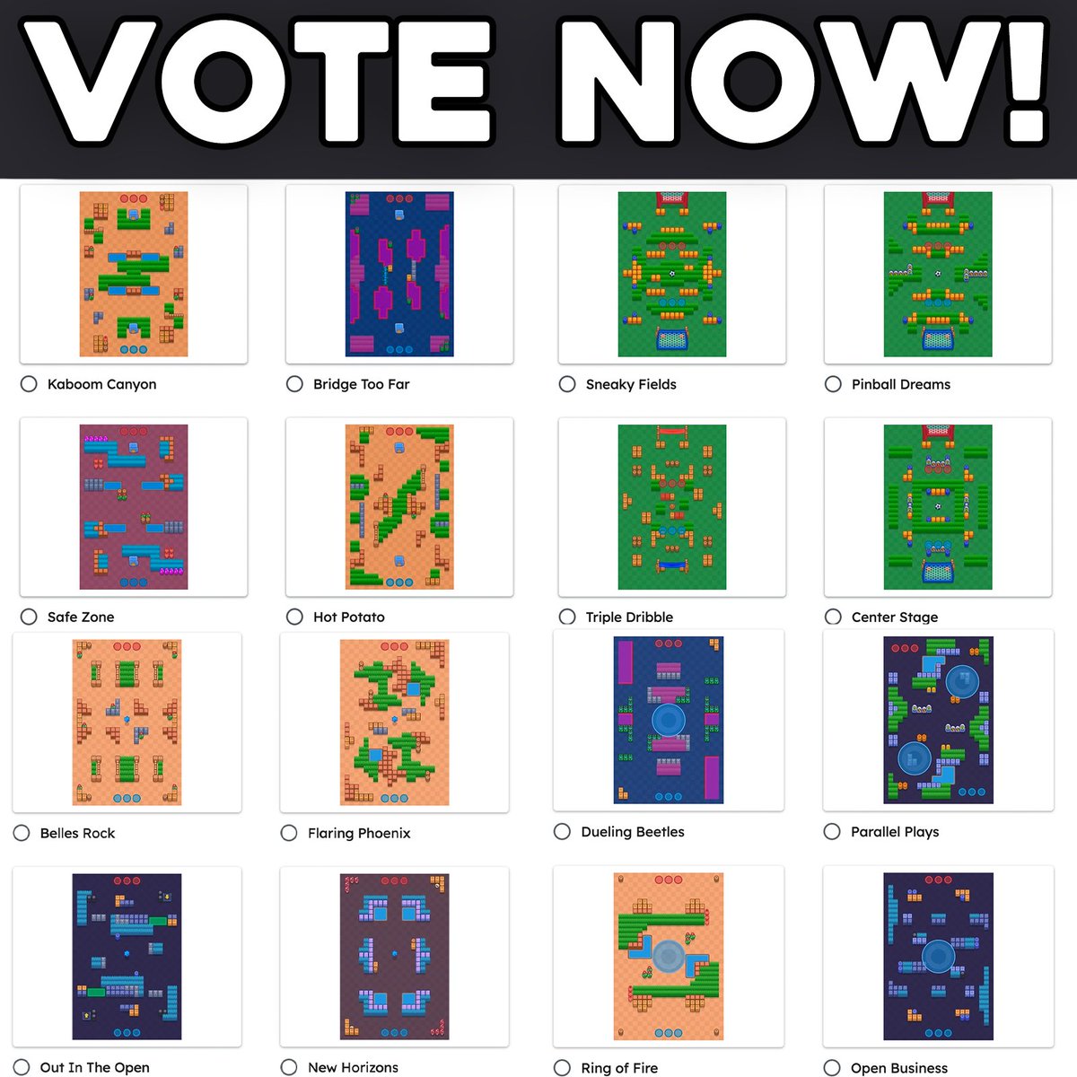 therealwaseem_'s tweet photo. 🎁 Brawl Pass Plus Giveaway 🎁

How To Enter:

1. Vote your FAVORITE and LEAST FAVORITE Map: https://t.co/U5mG87qdVM 
2. Like &amp; Retweet ❤️ ♻️

Trying to gather as many votes as I can! Thanks! https://t.co/tQ8YXe1KBR