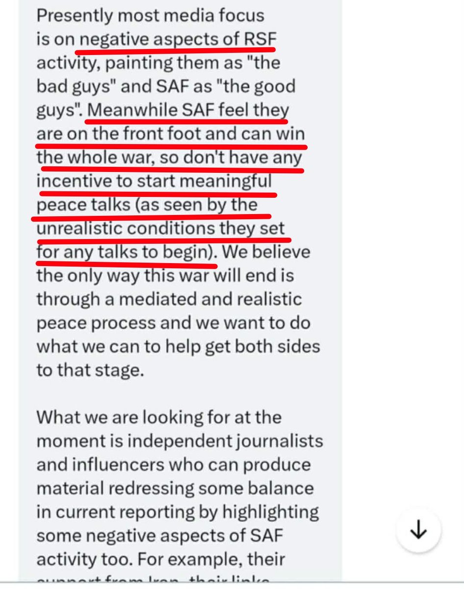 AfriMEOSINT's tweet photo. UAE’s failed attempt to put me on its payroll. https://t.co/YHs2wQ18i7