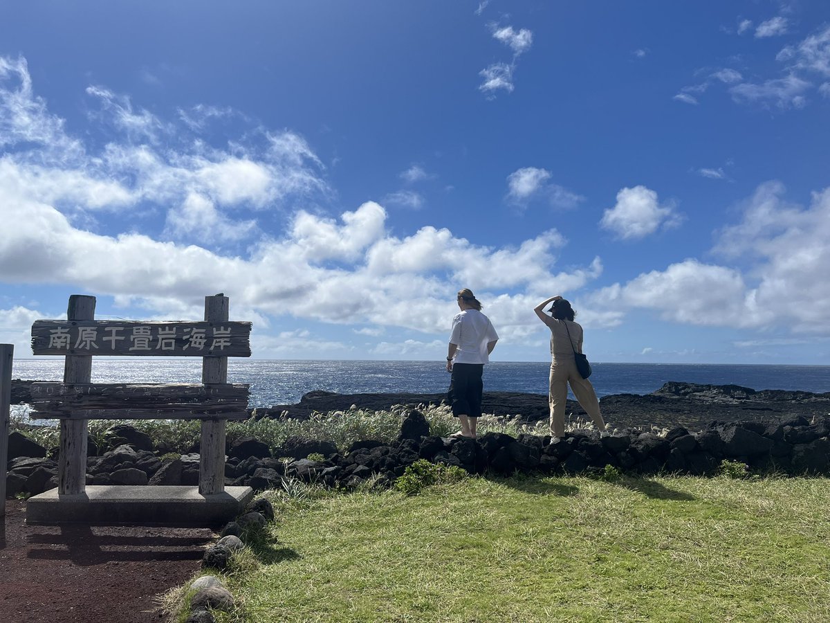negisiva's tweet photo. 南原千畳岩海岸
 https://t.co/AIYa85kKLN https://t.co/H09cob4wZ9