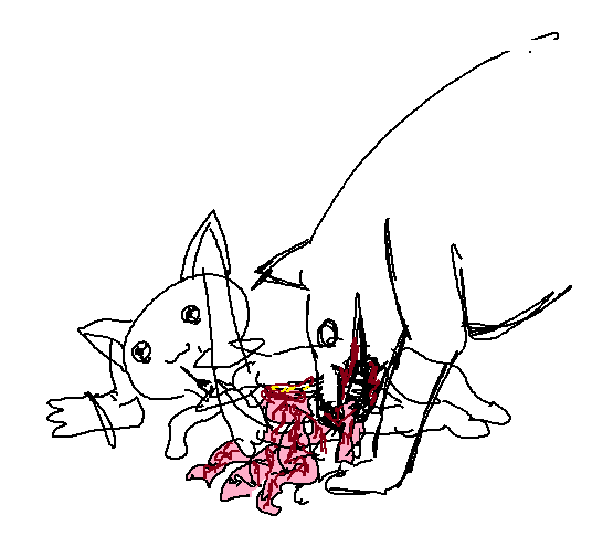 Cheesy_Breader's tweet photo. hello i am a madoka magica fan and this is my vent art https://t.co/Wd1Tfj1bgi