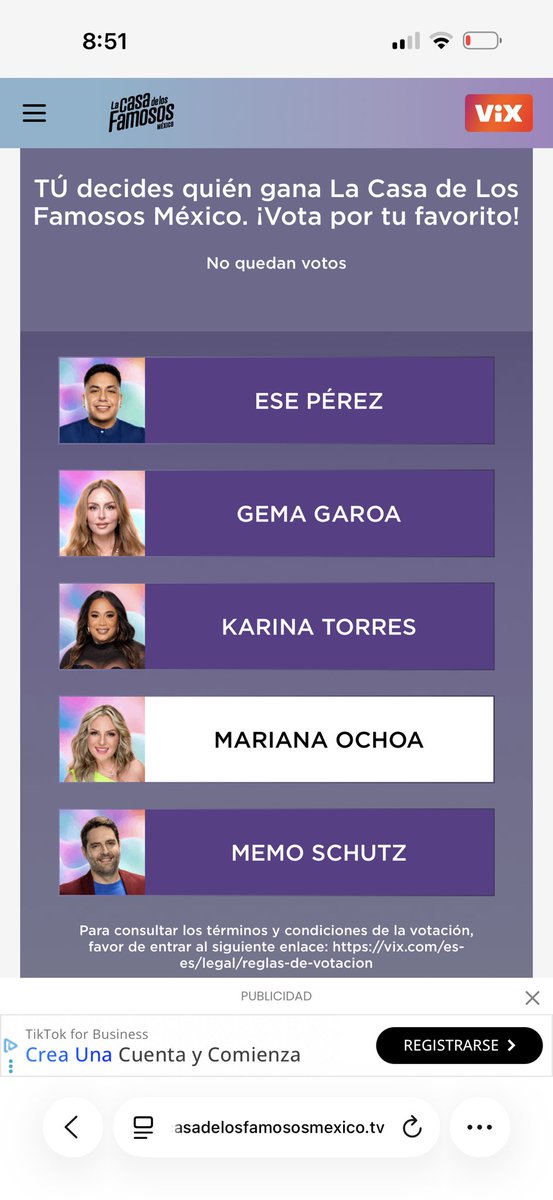 andyescalona's tweet photo. Votando !!! Vamos mariana https://t.co/MNL9L0kJCE https://t.co/KNW3HYWM4o
