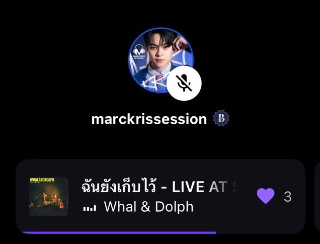 MARCKRISSESSION's tweet photo. Today Listening now 🎧✨ 

เซสชั่นพร้อมเปิดให้ทุกเพลง อยากฟังเพลงไหนขอมา 🤘🏻💙

#MARCKRIS 
#MARCKRISSESSION https://t.co/61oSwEUMYe