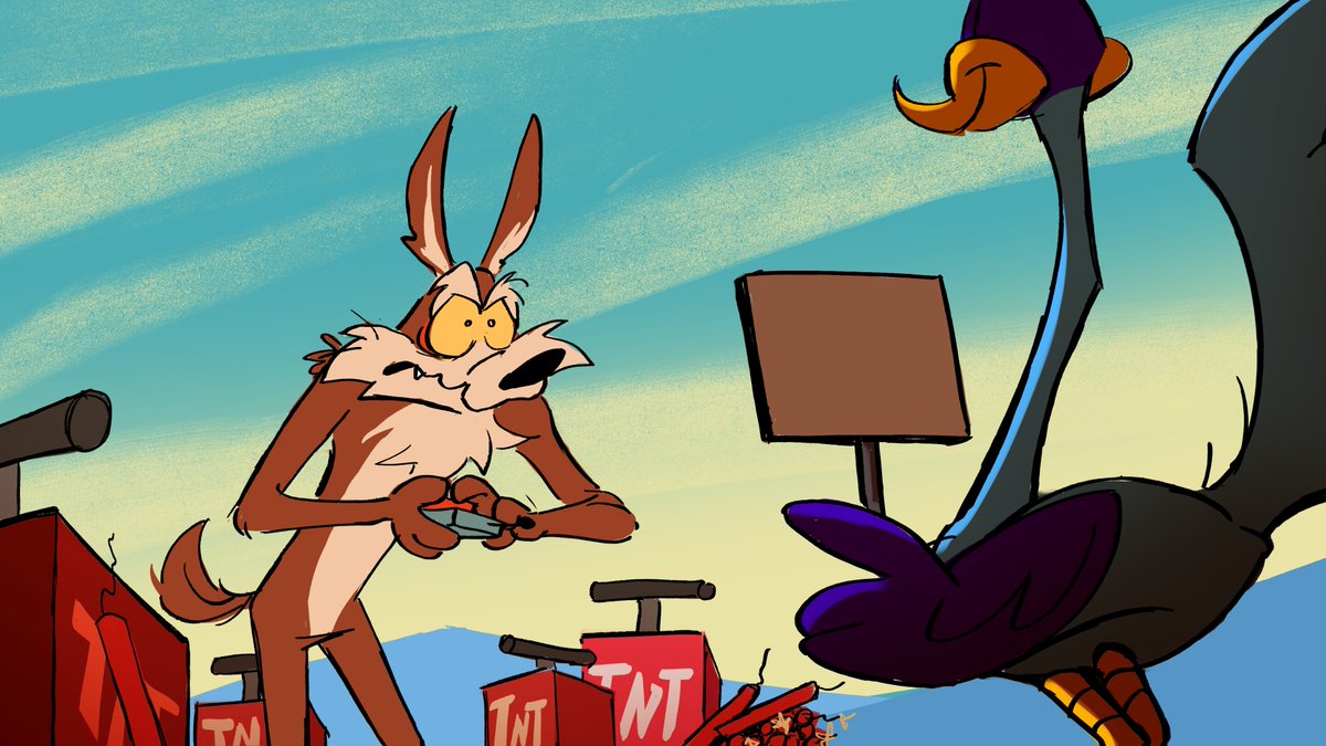 Cursed_Nelari's tweet photo. In case someone is looking for a new wallpaper. These are my fav shoots  #wilerunner #roadrunner #art #wilecoyote #wileroad https://t.co/beH37yB5z5