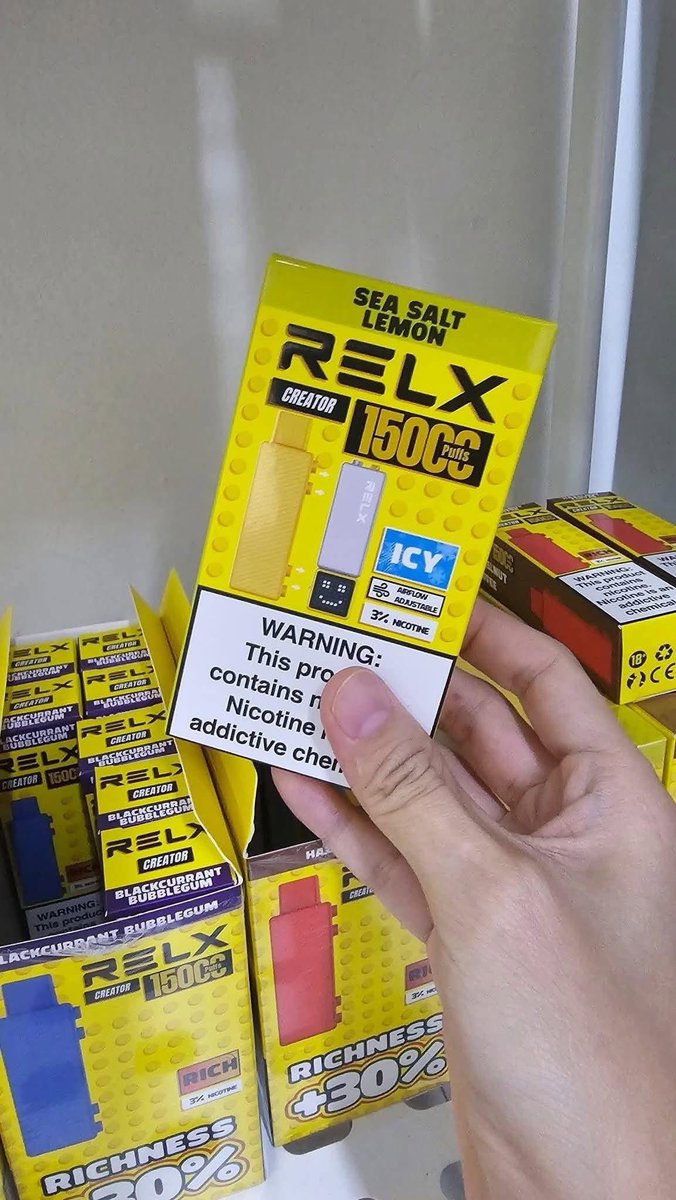BLACKCLOUD699's tweet photo. RELX CREATOR 15-20K
ราคา 490-.บาทเท่านั้น พร้อมสูบ
🎀รับเยอะ มีเรทราคาส่งให้จ้า 🎀 
📲สนใจสั่งซื้อสินค้า @102geisa
🟢บริการจัดส่ง Grab &amp; Line man
 #พอตราคาส่ง #พอต #พอตราคาถูก #พอตเมา #พอตใช้แล้วทิ้ง #พอตชลบุรี #พอตหัวส่ง #พอตโคราช #พอตเค https://t.co/wkiuM4xaLT