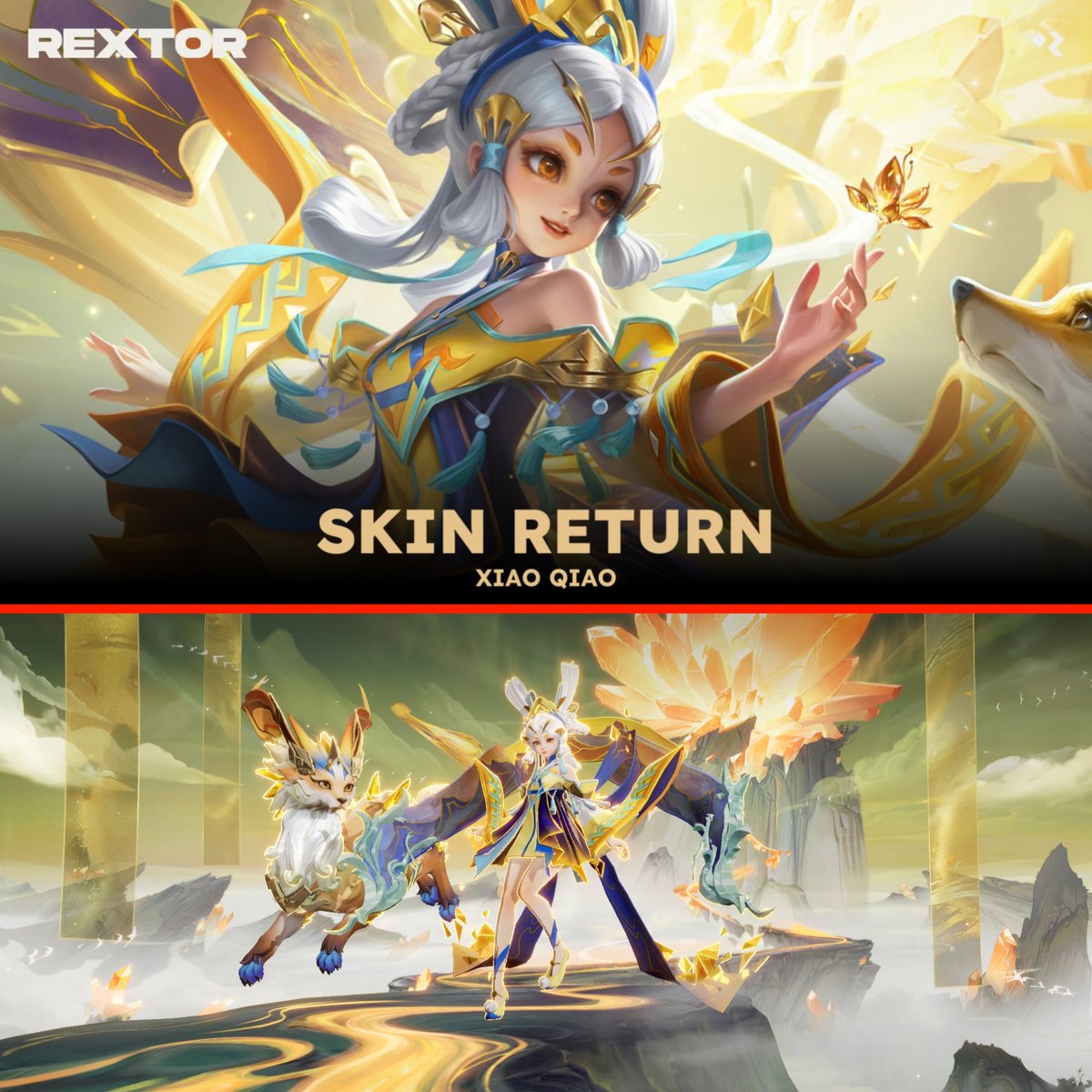 rextorext's tweet photo. π¦πΈπΆπ» π₯π²πππΏπ»
Yao β’ Shan Hai Thunder
Xiao Qiao β’ Shan Hai Crystal
Skin Rarity: Legend Limited
Β·
Price: 2000β4000 Tokens
Date: October, 2026
Itβll come back soon, either through the Time Vault or as its own event.
#HonorofKings #HoK #Rextor #HoKGlobal https://t.co/UYK8zYjh6d