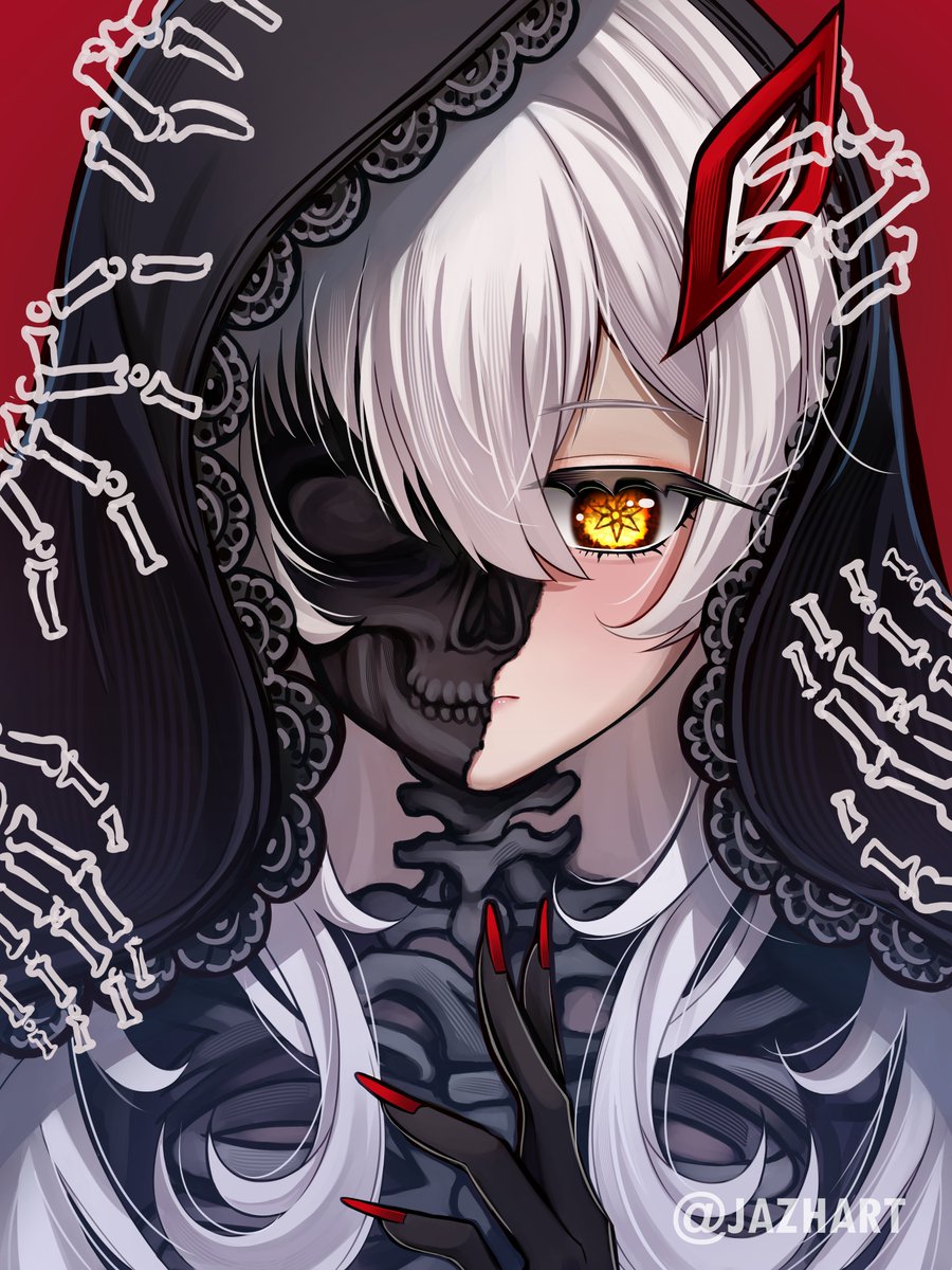 Jazhartz's tweet photo. Ronova, the ruler of death 
#Ronova #若娜瓦 #GenshinImpact #GenshinSpoilers https://t.co/BXcelOgPrW