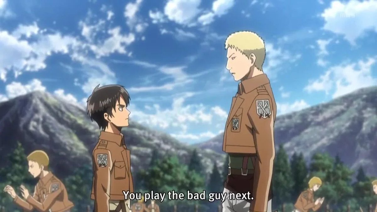 Anime_Unseen's tweet photo. Sometimes I swear every fucking phrase in Attack on Titan is foreshadowing 😭 https://t.co/95uXpHSnVy
