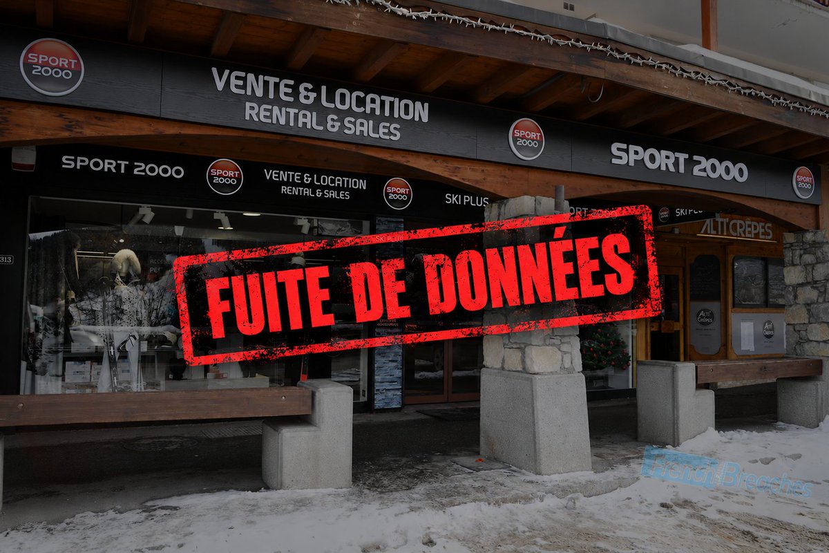 seblatombe's tweet photo. 🔴 Fuite de données chez Sport 2000 : près de 484 000 dossiers de réservation mis en ligne

Un pirate revendique la diffusion de plus de 20 ans de données de Sport 2000, de 2005 à 2026, comprenant noms, e-mails, adresses, séjours et informations sur les skieurs. 

Au total, 483 953 dossiers ont été publiés, comprenant 335 921 noms de clients distincts et plus de 252 000 adresses e-mail uniques.
