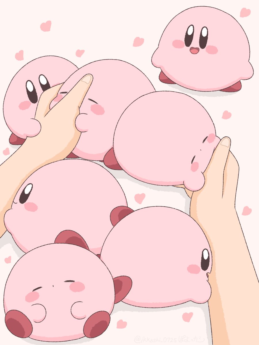 ikkashi_0725's tweet photo. 大勢であまえてくるカービィちゃん🩷 https://t.co/mVjldmXqXN