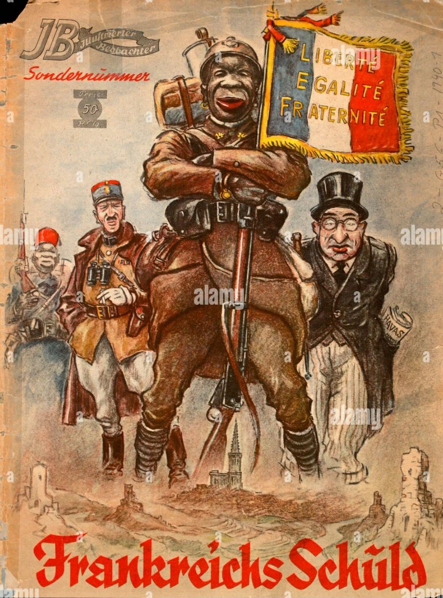 DjursH45240's tweet photo. @VladPlane @infinitehorus Funny how both Hitler and German propaganda against the french, british and americans predicted it. Almost as if they knew what the jews had in store for europe. https://t.co/eXBpOorac7