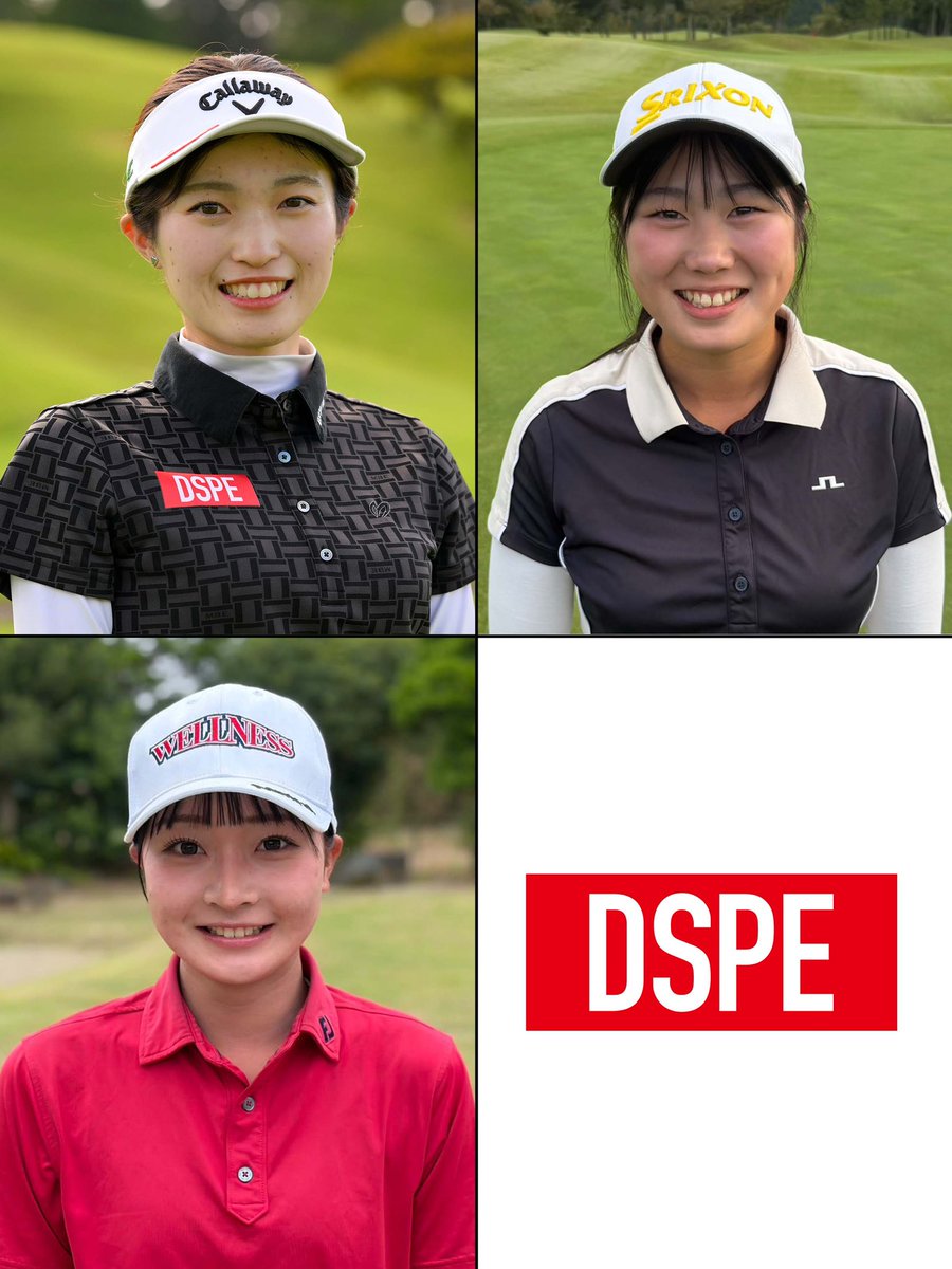 dspegolf's tweet photo. いつもDSPEの応援、ありがとうございます。
10/1に新たに3名の選手が正式加入することとなりましたのでご報告い��します。
倉田 天乃 Kurata Tenno
@黒須 愛生 Kurosu Mei
@崎浜 ゆい Sakihama Yui
https://t.co/DVLmqnh2OB
#DSPE #golf #女子ゴルフ #ゴルフ #新メンバー https://t.co/u71uTUDwKG