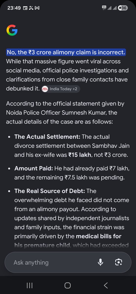 sidhgera's tweet photo. @NPTheGreat79 @Sharanyashettyy @Cyberdost That is fake news..she asked 15 lakhs not 1 Crore...that too for medical treatment of premature baby https://t.co/pryBDOcmvG