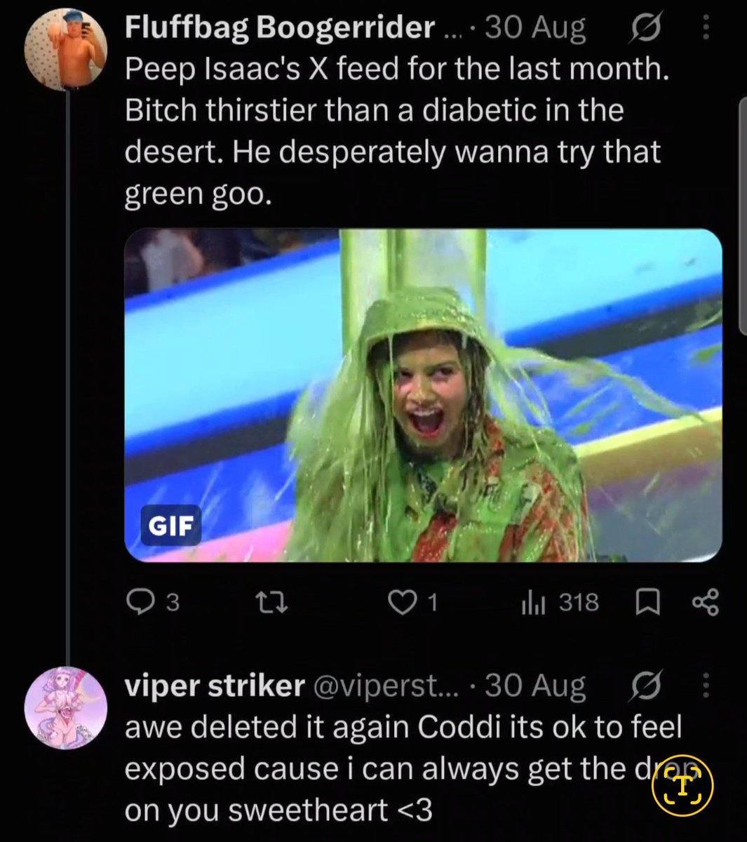TakingaKnee's tweet photo. The troll account Isaac claims ain't him has beef with Coddiwomple. https://t.co/Y6oSCFevUg