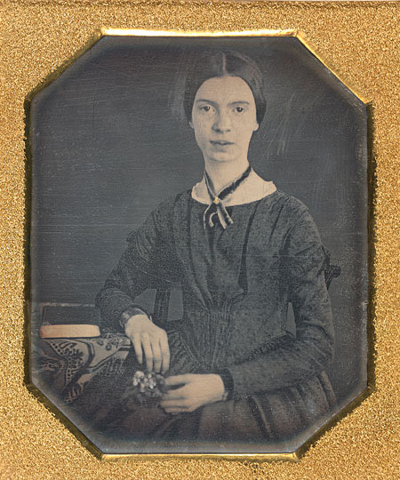 jmasseypoet's tweet photo. One misunderstanding about Emily Dickinson is that she was a frail shut-in who hid her poems in a drawer. She corresponded widely with other writers and poets, knew her neighbors well, and was known as a poet in her time despite publishing only a few poems in newspapers. 

She distributed her poems through correspondence. She wanted to be read. She was DIY before DIY.

Another misunderstanding, popular in academia, is that she was a lesbian with a smoldering, unrequited passion for her sister-in-law, but there is no proof of that. 

Literate people in the 19th century wrote to each other with an affection that sounds strange, intense, even infatuated today. Her letters are not evidence that she was a lesbian.

And yet another misunderstanding is that her best-known poems, the ones anthologized and shared on social media, are representative of her entire body of work. Many of those poems have been sanitized and stripped of their power. Editors have made them look more like normal "verse" by changing the punctuation to conform to convention and running spell check.

Her work was complex in every way, from her syntax and strange rhymes to her rich diction and subject choices (death, nature, psychological anguish, religious doubt, and love).

She was a powerhouse of a poet, not a dainty versifier who never got any sunlight.