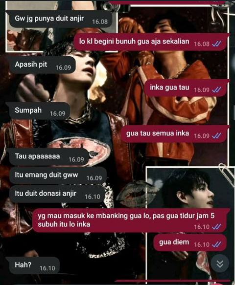 suoeur's tweet photo. supaya konteksnya jelas, kami mulai dari awal.
dari bukti chat yang kami terima, yang bersangkutan mengaku sedang membutuhkan uang dan kemudian melibatkan nama project/donasi byjohfams dalam ceritanya.

padahal, seperti yang sudah gua jelaskan di tweet sebelumnya, tidak ada permintaan donasi tambahan dari pihak kami pada saat kejadian ini. Dan
jadi sejak awal, nama project kami sudah dibawa ke dalam urusan pribadi yang sama sekali tidak berkaitan dengan kegiatan byjohfams.

[18 september 2026]
pada pukul 11.13 wib, terdapat pencairan spinjam sebesar Rp6.500.000. setelah dipotong biaya pencairan sebesar Rp65.000, dana yang benar-benar masuk adalah Rp6.435.000.

setelah dana tersebut masuk ke rekening N, N baru mengetahui bahwa ada pencairan spinjam yang tidak pernah ia lakukan.

bukti pencairan, mutasi rekening, nominal, serta waktu transaksi kami lampirkan di bawah ini. (chat N dan Zahra)