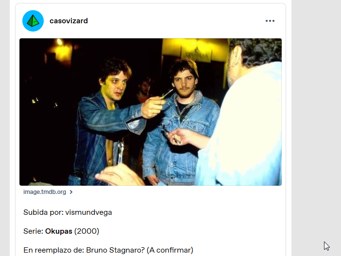 vismundvega's tweet photo. el año pasado con un amigo entramos a la base de imagenes de stremio y faceswapeamos caras random con la de otro amigo y aca lo descubrieron como 5 meses despues KJLSLKJSKLJ https://t.co/Tf1rETIXlG