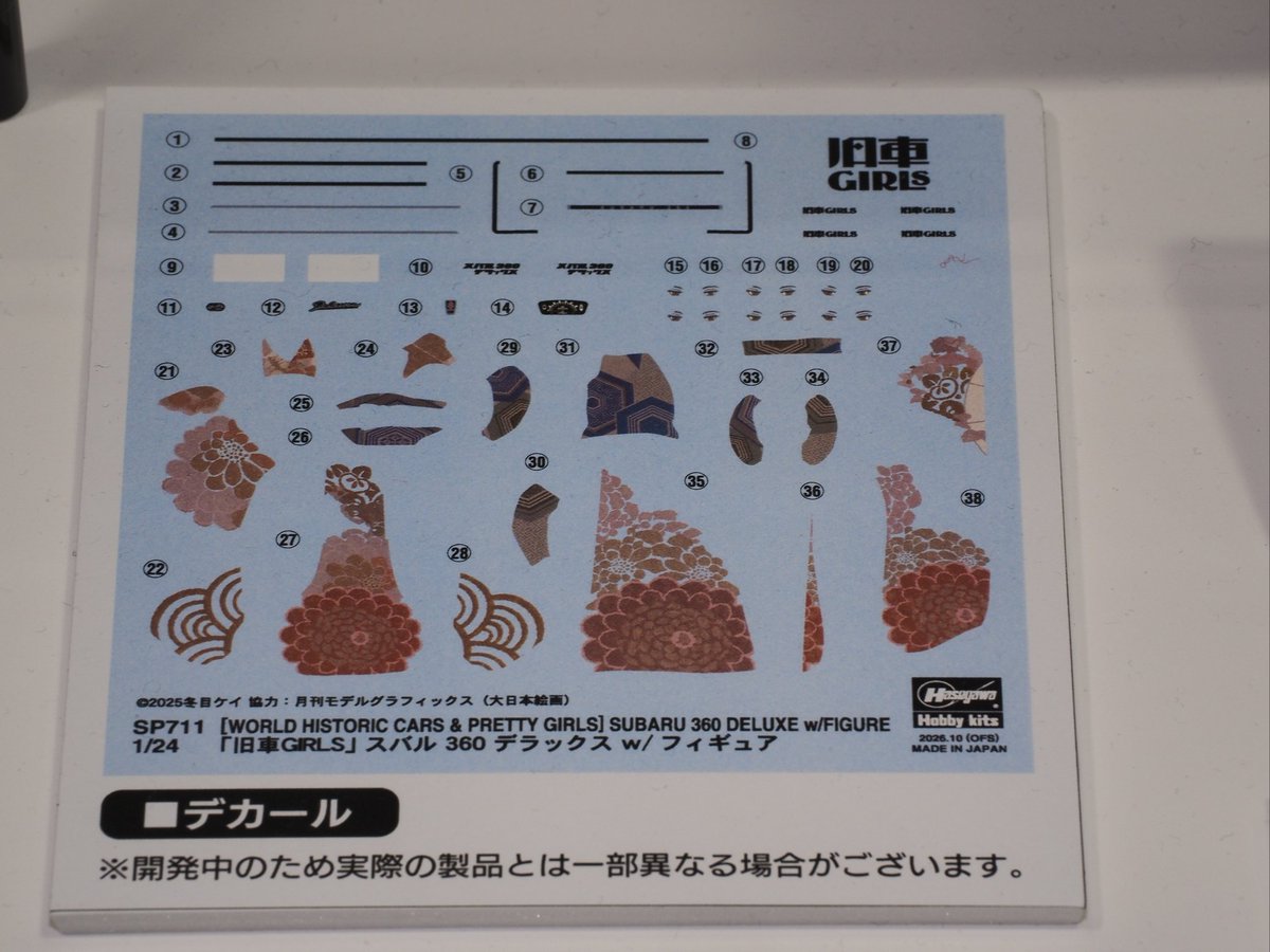YNG_Lab's tweet photo. 週末のハセガワ様の展示あっと模型ホビーショー。
デカールの面積比がクルマとフィギュアで以下略。 https://t.co/8jUWzS7Uex