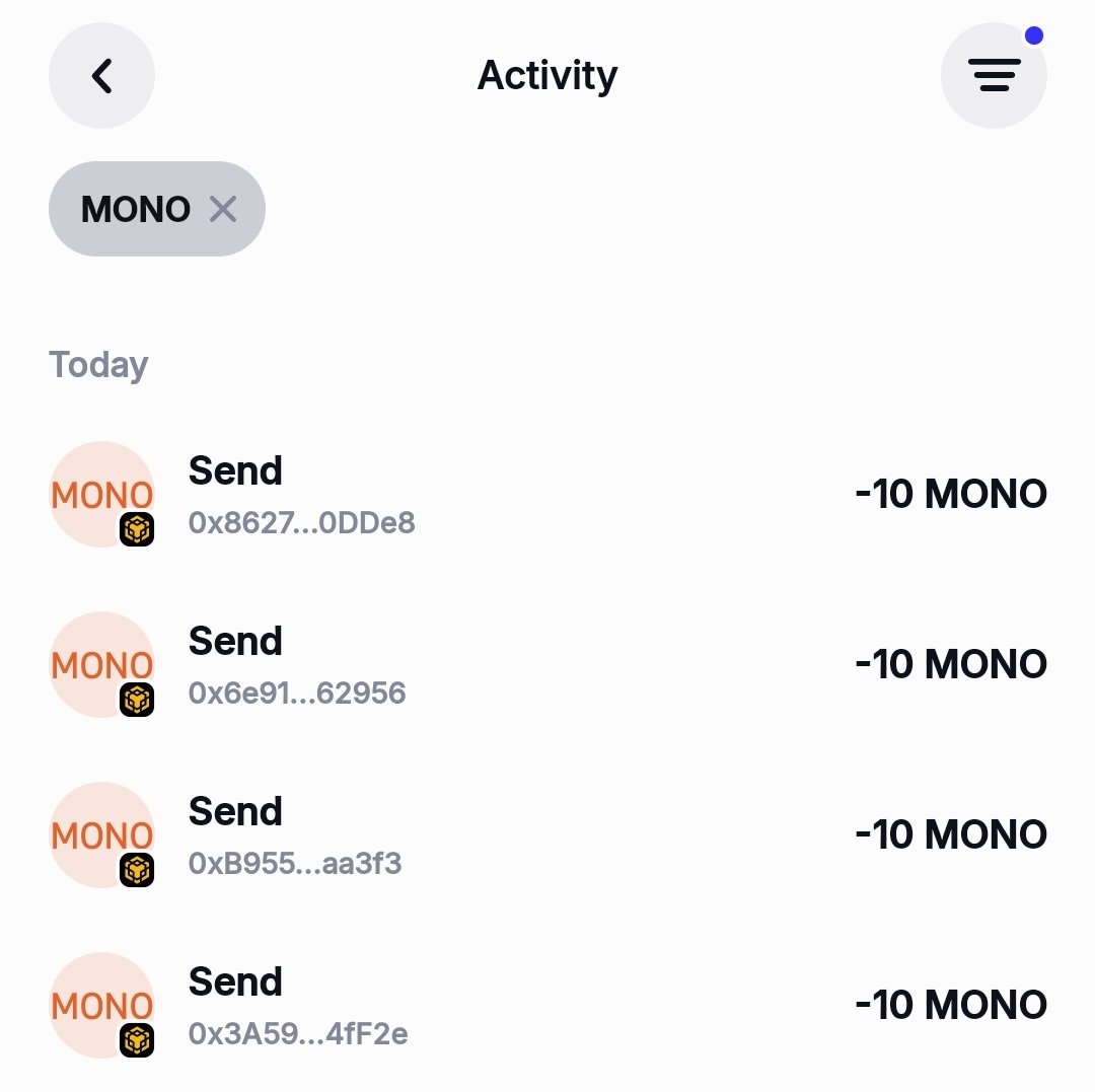 onebitio's tweet photo. $Mono https://t.co/6j0FWXCZkN