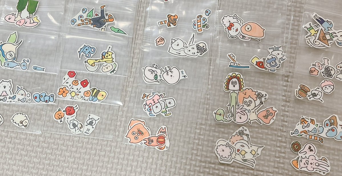 po_pu_bu's tweet photo. 20セットくらい作りました❣️
デザフェス購入者先着���料配布予定です🥰 https://t.co/8EDlD9G2q3
