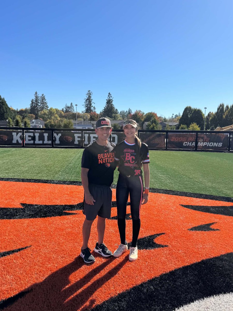 emorales_35's tweet photo. Thank you to @BeaverSoftball for the opportunity and camp invite! 

I learned so much from the coaches and truly enjoyed the experience. The coaches and players did an amazing job putting together a great camp, and I’m grateful for the time, instruction, and knowledge they shared.

Go Beavs! 

@BeaverSoftball @CoachELeyba @lauraberg44 @BCPremier_FP @BC16UPremier