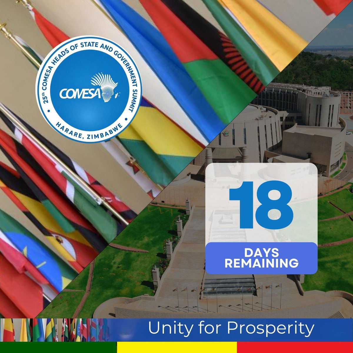 JohnKleer01's tweet photo. 18 to Go. #COMESA #G2G https://t.co/8bfZ64bhdy