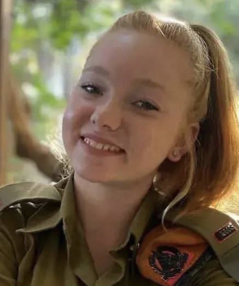 KingDavid9y's tweet photo. 💔 The Red-Haired Angel — Captain Alina Pravosudova

Alina Pravosudova was born on June 3, 2000, in Haifa, Israel, into a family of immigrants from Russia and Ukraine. She grew up in Haifa and studied at Alon School and later at Alliance High School.

Alina served as an officer in the IDF Home Front Command’s Southern District. She worked closely with Bedouin communities in southern Israel, helping build cooperation, trust, and coordination between local communities and the IDF. Although young, she was entrusted with major responsibilities and was known for her intelligence, determination, warmth, and remarkable ability to connect with people.

On October 7, 2023, Alina was the duty officer at the Urim military base. She remained at her post during the terrorist assault and fought to protect the soldiers under her responsibility. She was 23 years old when she was killed. She was posthumously promoted to the rank of Captain.

“I am not afraid of you! I am not afraid of you!”

The red-haired, freckled young woman shouted as she continued firing at the terrorists pouring through the doorway that had been blown apart.

She did not suffer.

Death was instant.

They found her beside the dead attackers.

They say eight of them were left lying there.

That Saturday, Alina was the officer in charge at the base.

There were about ten young women with her.

And she herself was still so young — yet she was saving those whose lives had been entrusted to her.

As a lieutenant, she carried out responsibilities that, before her arrival, had been performed by a major.

She was responsible for maintaining communication and cooperation between the IDF and the Bedouin communities of Israel’s Southern District.

She taught people how to work together.

They say she won people over with her appearance and her bright, ringing voice.

At first, the locals did not realize that this beautiful young woman was far stronger and more capable than she seemed.

They had no chance of walking away from her without becoming infected by her love for Israel — their shared home.

I heard from her commander that the results of Alina’s work can still be felt everywhere today.

The local communities loved her deeply.

And they remember her.

The last time she made contact was around 8:00 in the morning.

May her memory be a blessing.🙏💔