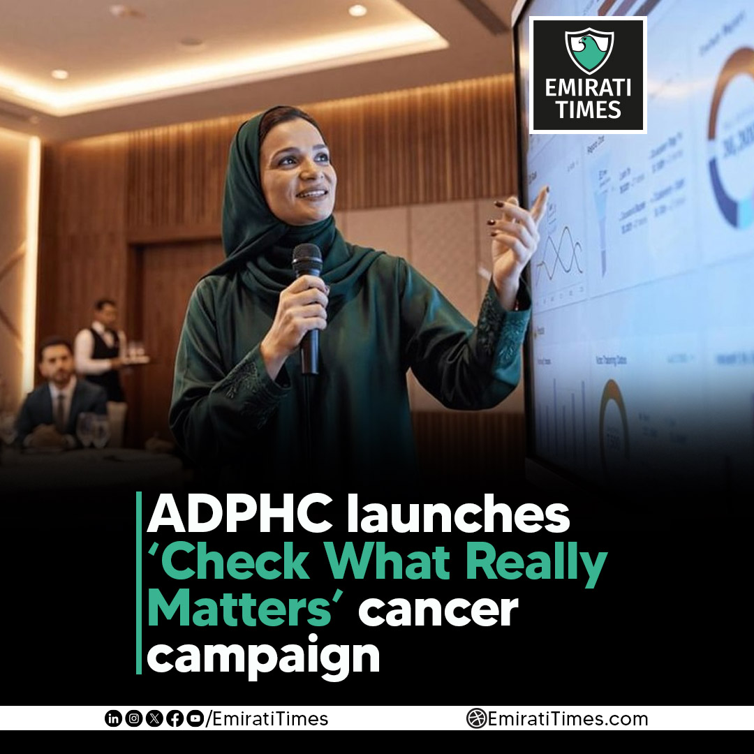 EmiratiTimes's tweet photo. ADPHC launches ‘Check What Really Matters’ campaign to promote regular cancer screening and early detection.
https://t.co/hUtbZQY1Tc
#ADPHC #CheckWhatReallyMatters #CancerScreening #EmiratiTimes #CancerPrevention #EarlyDetection #BreastCancerAwareness
@adphc_ae @DoHSocial https://t.co/76Hzg4nTaE