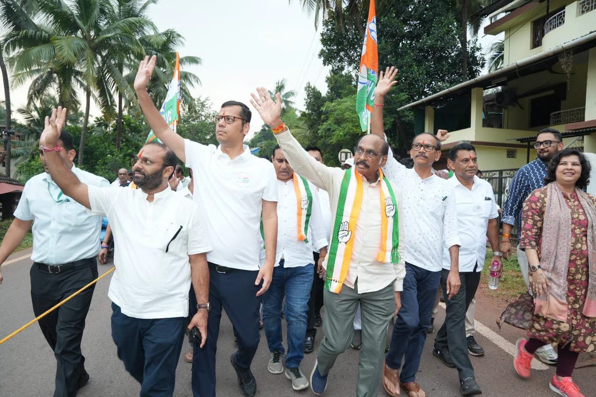 Manikrao_INC's tweet photo. Day 13 I गोंय राखण यात्रा I Gõy Rakhonn Yatra
📍Shiroda
#goacongress #gõyvikpakdivchena #gõyrakhonnyatra #goa #goawillrise https://t.co/NH6vOO3TQq