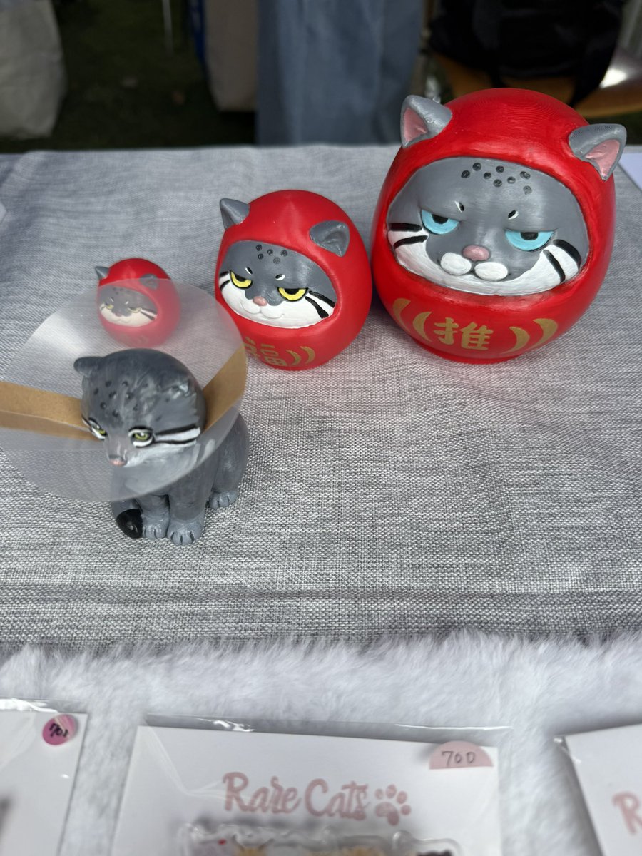 integrada9kei's tweet photo. Rare Catsさんのダルマヌルが欲しかったのでズーラシアへ🚙💨
とっても可愛い😍
#ズーラシア #ズーラシアフェス #マヌルネコ

 https://t.co/u2hxzYDpm6 https://t.co/SmfMTze4lz