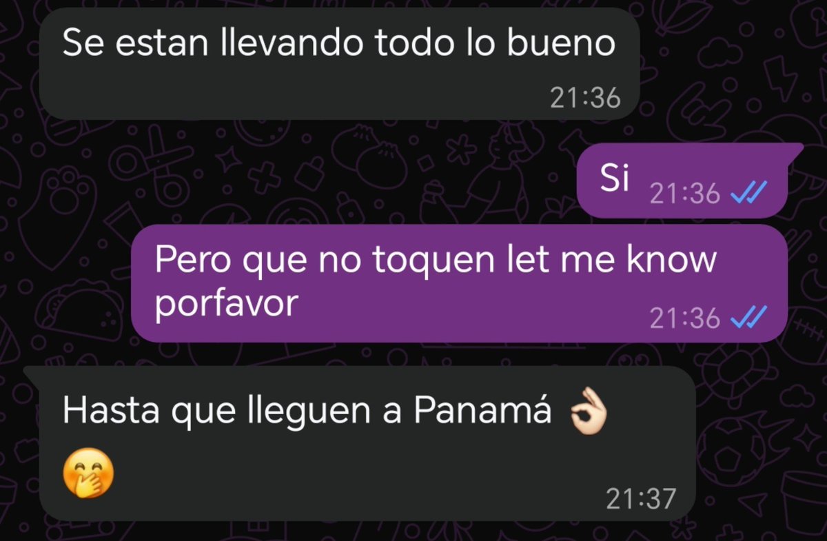 seol1997's tweet photo. Un amiga y yo hablando y apartando canciones como si BTS vieniera a 🇵🇦 a dar concierto
Ya sabes @bts_bighit LET ME KNOW es de Panamá y mía (no la canten)
#BTSinPANAMA
#BTSWORLDTOURPANAMA
#BTS_WORLDTOUR_ARIRANG_PANAMA https://t.co/wpoQkfNUC4