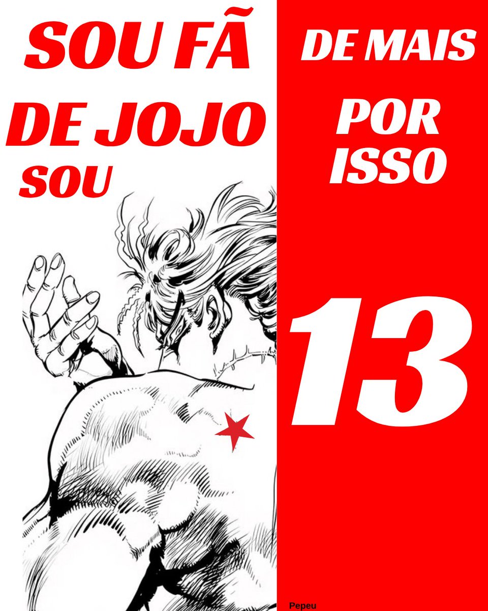 PepeuphX's tweet photo. Vote 13 #jojo https://t.co/upSAIheFtM