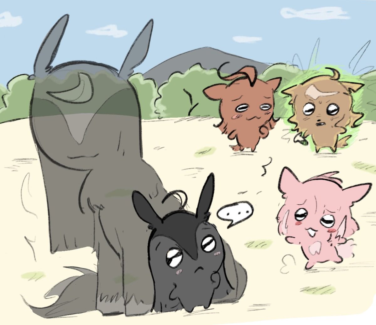 foafstal's tweet photo. some strange new creatures have appeared.. https://t.co/99iY8u26CW