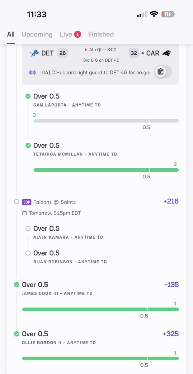 The2trongest's tweet photo. 🚨Update🚨

We have moved onto Monday night. Bijan and Kamara TD’s for $145k 

@HardRockBet hope you sleep on this and come up with something a little more respectful… 

If not…IM LETTING IT RIDE 💪🏼 https://t.co/XBRg2lkdhb