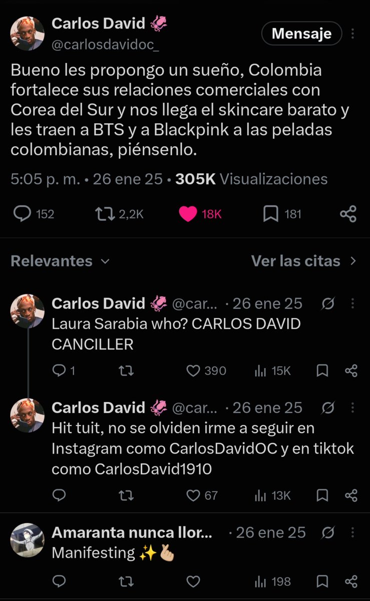 KilljoyDada's tweet photo. Sí nos sirvió manifestar 🥺✨ https://t.co/PppNM8qD49