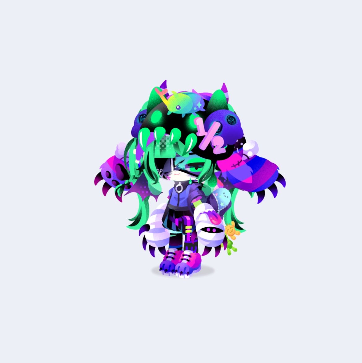 P1MD7's tweet photo. #ポケユニ  #ポケユニコーデ https://t.co/sxKxFgJK0B