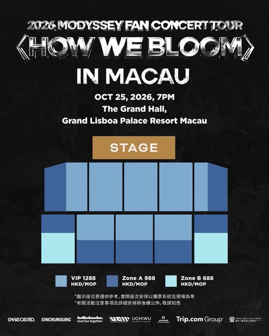 haraya429141's tweet photo. Tickets assistant ,

 2026 MODYSSEY FAN CONCERT TOUR <HOW WE BLOOM>· in MACAU 

 💌Good seats available 
💌 Tickets under your name &amp; account 
💌Safe transactions 
💌Both local and internationals can dm

Dm for Inquiries..
#모디세이
 #MODYSSEY
#MODYSSEY_HowWeBloom
#HowWeBloom https://t.co/jtGmY59vDi