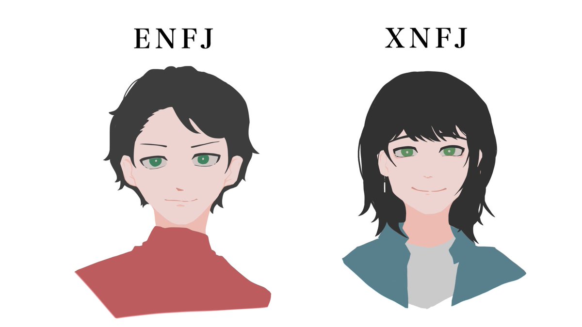 shell82992978's tweet photo. 身近なNF型の友人描いてみた

#mbtifanart
#mbti 
#ENFJ #INFJ #INFP https://t.co/nD5BN47WZE
