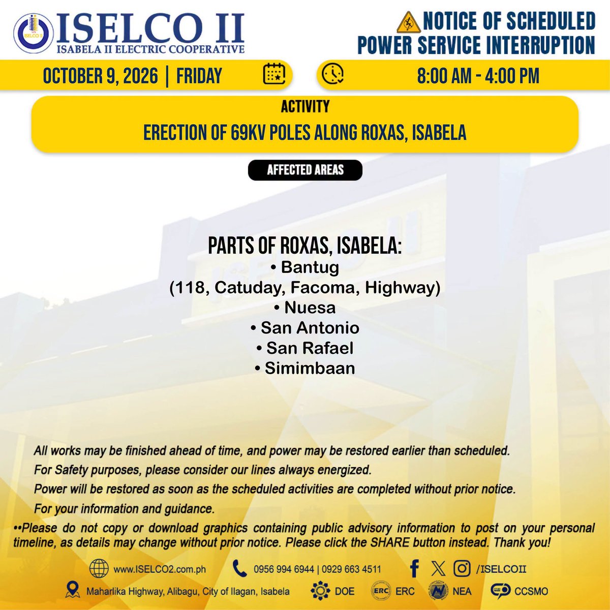 iselcoII tweet picture
