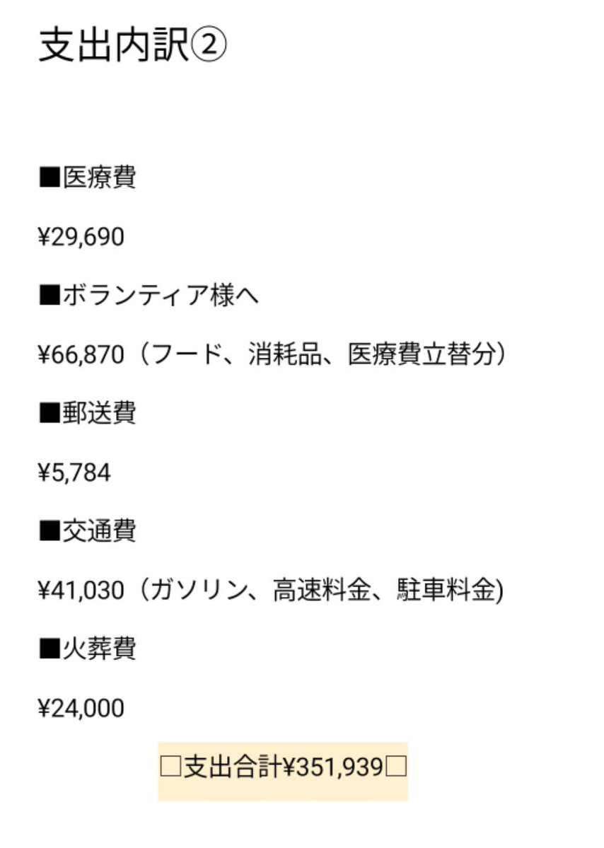 senchan707's tweet photo. COCOねこより🐾
【2026年9月収支報告】
いつも温かく支えて頂き誠にありがとうございます。
皆様のお力添えによりこの活動が継続して行えております事を心より感謝申し上げます。
私自身まだ体調を崩しており、これまで通りの活動とはいきませんが、大好きな動物たちの幸せを願い今自分にできる事を精一杯行ってまいりますので引き続き応援の程宜しくお願い申し上げます。